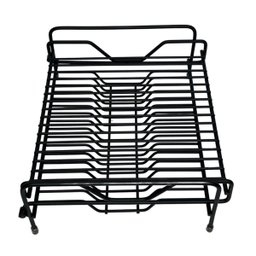 Escorredor de Louça Preto Fosco Dobrável 16 Pratos Pia Bancada de Cozinha - 5