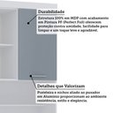 Ver imagem 5 de Bancada de Estudos Modulada 90cm 1 Porta Alpes Luciane Móveis