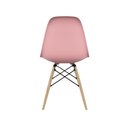 Ver imagem 4 de Kit Mesa Infantil Eames Preta 60cm + 2 Cadeiras Eames Infantil Rosa