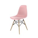 Ver imagem 2 de Kit Mesa Infantil Eames Preta 60cm + 2 Cadeiras Eames Infantil Rosa