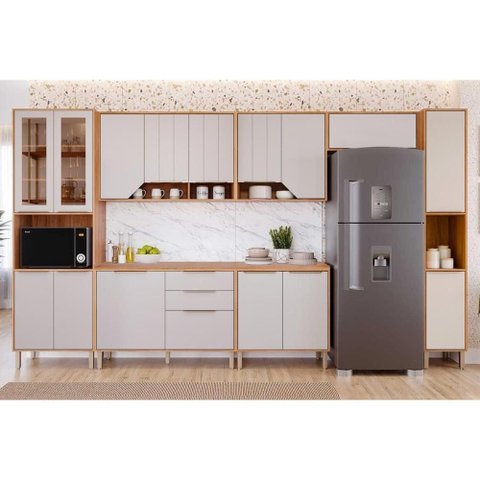 Cozinha Completa 7 Peças Celeste C114 Cinamomo/Off White MGM