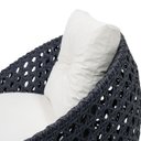 Ver imagem 2 de Poltrona Individual para Varanda em Alumínio e Fibra Sintética Cor Azul Estonado