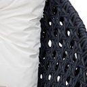 Ver mais imagens de Poltrona Individual para Varanda em Alumínio e Fibra Sintética Cor Azul Estonado