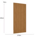 Ver imagem 4 de Painel Ripado Decorativo Sala Quarto 219x250cm Prime Plus L06 Nature Fosco - Mpozenato