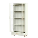Ver imagem 4 de Cristaleira Duas Portas de Vidro 77 Cm Dalla Costa 100% Mdf Cor:off White