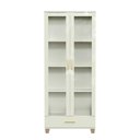 Ver imagem 2 de Cristaleira Duas Portas de Vidro 77 Cm Dalla Costa 100% Mdf Cor:off White