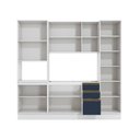 Ver imagem 3 de Cozinha Compacta com Kit Forno Celeste Kappesberg 100% Mdf Branco/azul 240cm