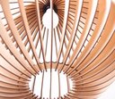 Ver imagem 2 de Luminária Teto tipo Pendente em MDF MESQUITA Completa -:MDF CRU