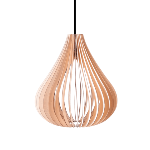 Luminária Teto tipo Pendente em MDF MESQUITA Completa -:MDF CRU
