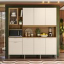 Ver imagem 1 de Cozinha Compacta Nature 8 Portas 1 Gaveta Freijó/soft - Kits Paraná