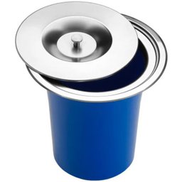 Lixeira de Embutir Inox 5l - 2
