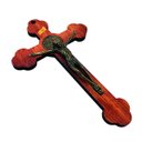 Ver imagem 1 de Crucifixo Cruz de Parede Medalha de São Bento Mdf 20 Cm