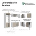 Ver imagem 4 de Armário de Cozinha Completa de Canto 399 Cm Branco/crema Vik Madesa 01