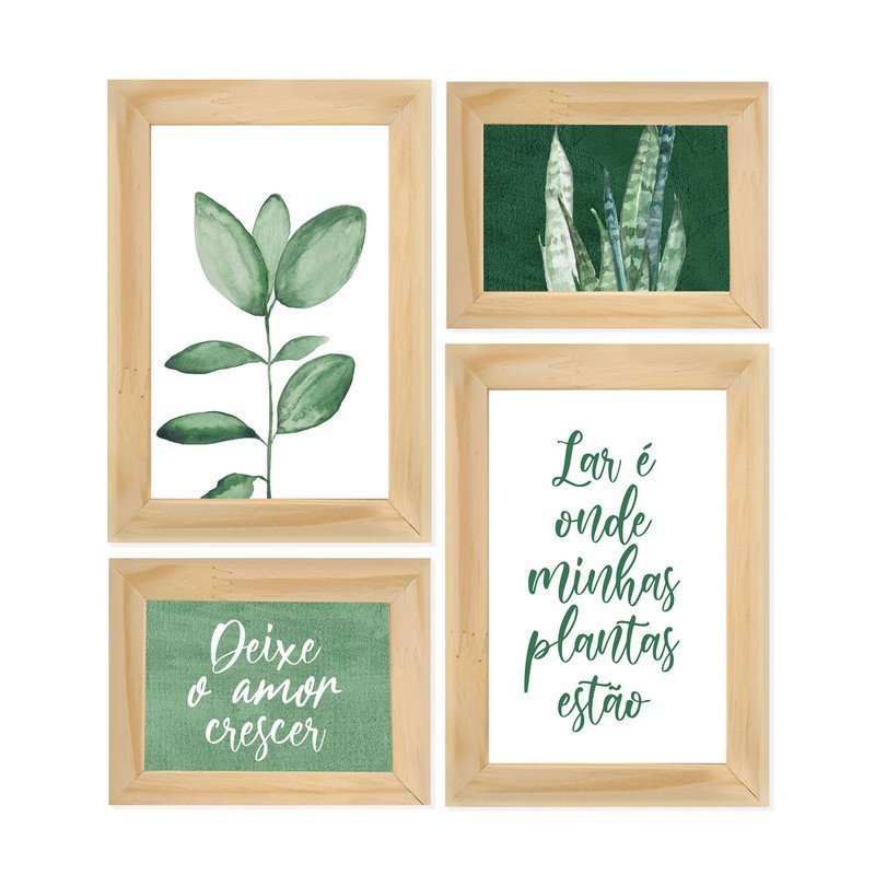 Kit 5 Quadros para Decoração Frases Café Cozinha Amor em Promoção na  Americanas