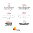 Ver mais imagens de Estante Para Livros Ditália 2 Portas Vidro E-957 Cor:Cinza