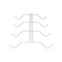 Ver imagem 1 de Suporte Porta Xícara para Fixar Armário Bel - Branco