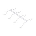 Ver imagem 3 de Suporte Porta Xícara para Fixar Armário Bel - Branco