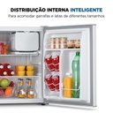 Ver imagem 3 de Frigobar Mondial 73l Porta Reversível Branco Fgb-01-w80 110v