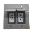 Ver imagem 1 de Tomada Dupla 20a Tampa Piso Alumínio 4x2 Tramontina Módulo Liz