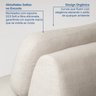 Sofá Modular Sumiê 100cm Direito Orla CabeCasa MadeiraOriginals - 7