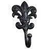 Cabide Pendurador Para Parede Flor De Liz Em Bronze Oxidado - 1