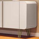 Ver imagem 7 de Balcão Aparador Buffet Saluti Off White - Hb Móveis