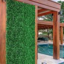 Ver imagem 6 de 7 Painéis de Folhagens Verdes de Buxinho Artificial Ideal para Criar Um Jardim Vertical em Casa