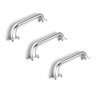Kit 3 Barra de Apoio em Aço Inox 60cm Banheiro Idoso Deficiente - 1