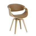 Ver imagem 3 de Kit 2 Cadeiras de Jantar Nicole Homenow Madeira Cor:caramelo