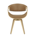 Ver imagem 4 de Kit 2 Cadeiras de Jantar Nicole Homenow Madeira Cor:caramelo