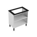 Ver imagem 3 de Balcão de Aço para Cooktop 2portas Branco Evidence Bertolini