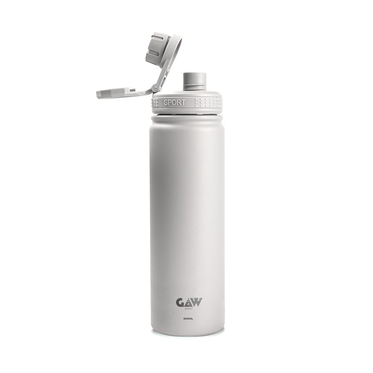 Garrafa Térmica Gaw Sport 800 Ml Original - Branco Garrafa Térmica Gaw Sport 800 Ml Original - Branco