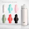 Garrafa Térmica Gaw Sport 800 Ml Original Água Quente e Fria Tampa Hermética Poroso - Branco - 4