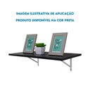 Ver imagem 3 de 2 Suporte Mão Francesa Ferro Reforçada 40 Cm Preta