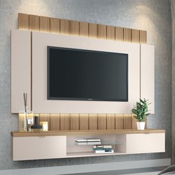 Home Suspenso Intense 1.8 Off White/Freijó - PR Móveis - 2 Home Suspenso Intense 1.8 Off White/Freijó - PR Móveis - 2