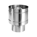 Ver imagem 1 de Chapéu Canhão / para Chaminé / Ø 115 Mm / Inox