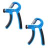 Kit 2 Hand Grip Fortalecedor de Mãos e Punhos Treino Fisioterapia Azul - 1