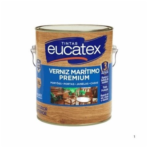 Verniz Marítimo 3,6 Litros Acetinado - Eucatex