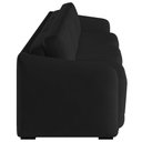 Ver imagem 7 de Sofá Cama Casal para Sala 306cm Polska K04 Veludo Preto - Mpozenato