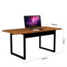 Mesa para Home Office Resistente Base de Ferro Escritório Quarto 160x80 - 3