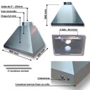 Ver imagem 5 de Kit Churrasqueira Completa Coifa Inox 90x60 e Braseiro 60x40