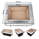 Ver imagem 2 de Kit Churrasqueira Completa Coifa Inox 90x60 e Braseiro 60x40