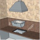 Ver imagem 4 de Kit Churrasqueira Completa Coifa Inox 90x60 e Braseiro 60x40