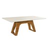 Mesa de Jantar com Base em Lâmina Natural OOL 2,20M X 1,10M Pollus - 1