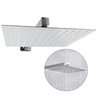 Ducha Chuveiro Quadrada Inox Cromada 30x30 Braço 40 Cm Slim - 1