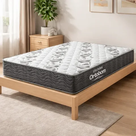 Colchão Espuma D33 One Face Ortobom Airtech 100 Solteiro 88
