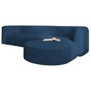 Ver imagem 7 de Sofá Modular Sala de Estar Decoração Luxo 265cm Lado Esquerdo Suede Celinne Luxuoso