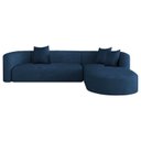 Ver imagem 2 de Sofá Modular Sala de Estar Decoração Luxo 265cm Lado Esquerdo Suede Celinne Luxuoso