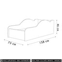 Ver imagem 4 de Mini Cama Infantil 148x68cm Personagens Carro Vermelho Z53 - Mpozenato
