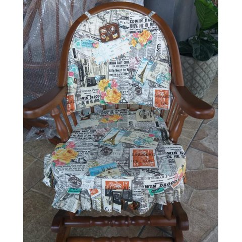 Cadeira de Balanço Jornal 90/40 X 64 X 50